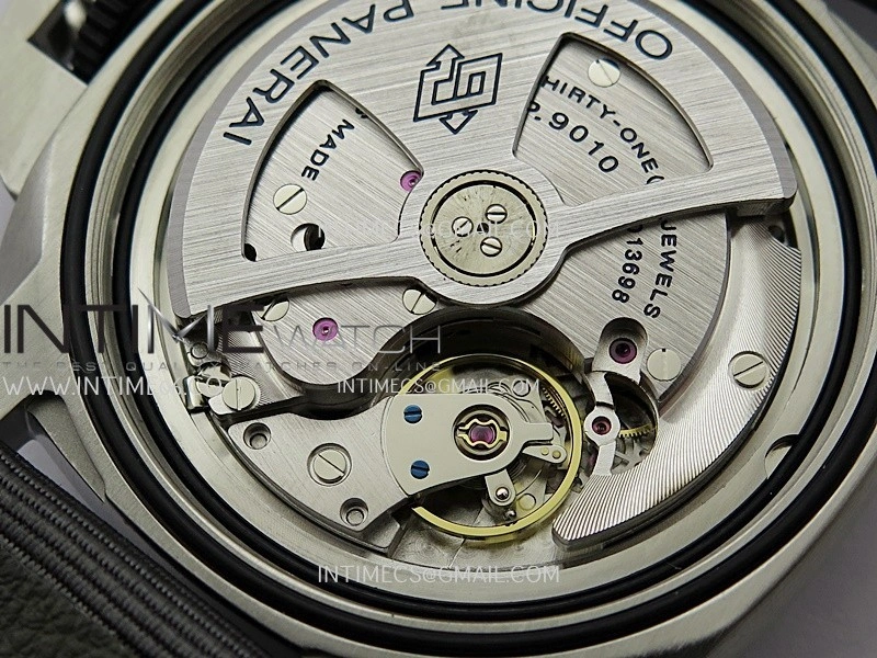 PAM1358 44mm VSF 1:1 Best Edition Black Dial On Gray Nylon Strap P.9010 Super Clone